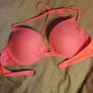 Coral Bikini Top
